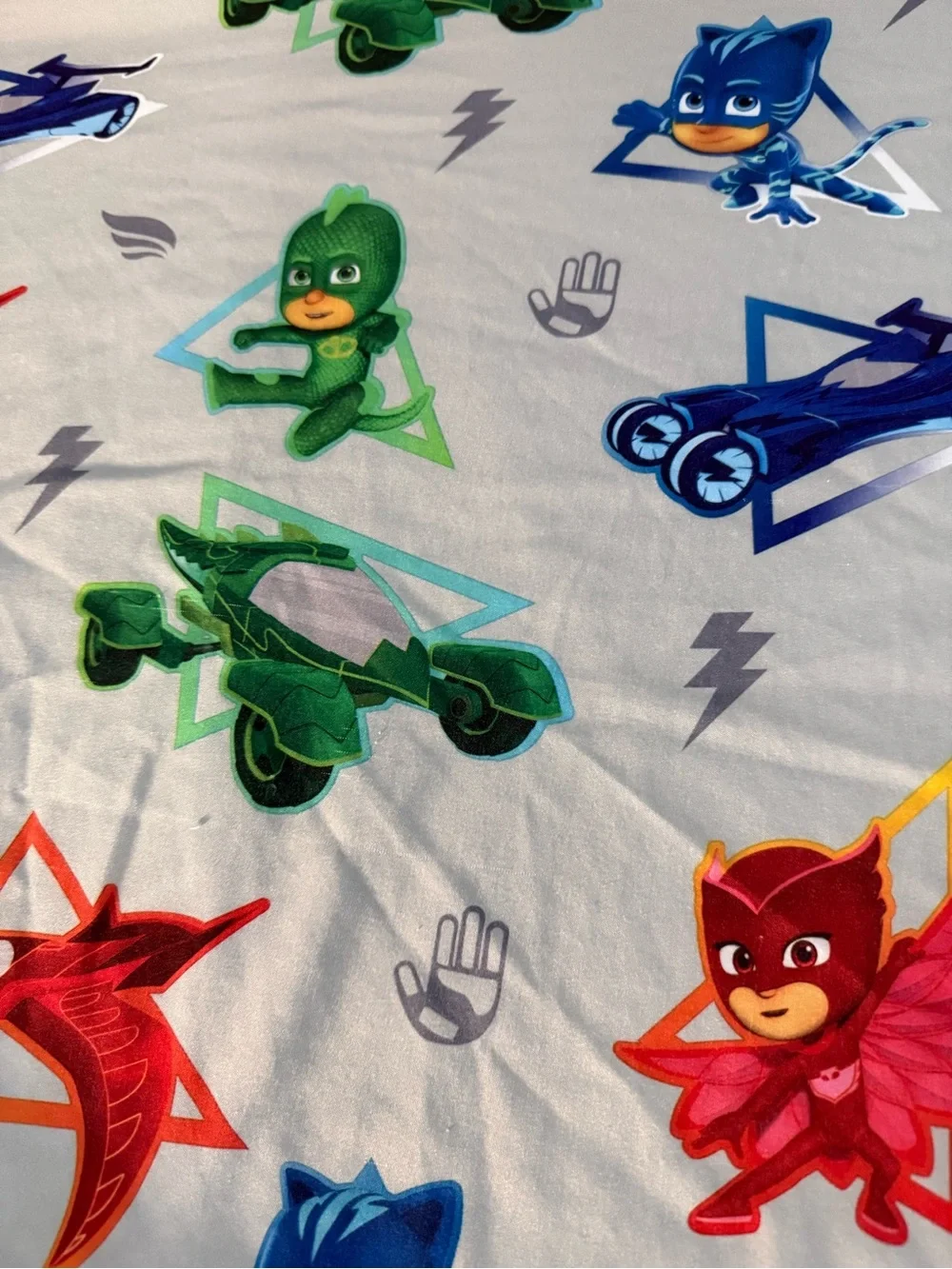 Pj Masks Kids Bedding Sheets Comforter Set - Cat Boy Gecko Owlet - Twin